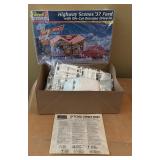 Model Kits Fujimi Garage Tools, Fujimi Drivers Garage & Tools and Revell Monogram Highway Scenes 1937 Ford with Die-Cut Diorama Drive In