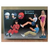 Model Kits Fujimi Garage Tools, Fujimi Drivers Garage & Tools and Revell Monogram Highway Scenes 1937 Ford with Die-Cut Diorama Drive In