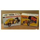 Revell Orange Crate Chopped 1932 Ford Tudor and Austin Gasser Model Car Kits