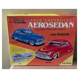 Revell Monogram Pro Modeler 1948 Ford Convertible, Galaxie Limited 1948 Chevrolet Aerosedan with Engine Model Car Kits