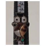 Vintage Zuni Owl Ring