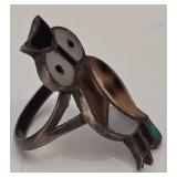 Vintage Zuni Owl Ring