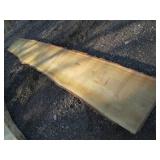 15 x 119" 2 1/2" thick live edge oa...