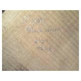 17 x 109" 2 1/2" thick live edge bl...