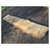 17.5 x 119" 2 1/2" thick live edge ...