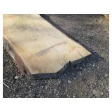 17.5 x 119" 2 1/2" thick live edge ...