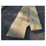 28 x 116" 2 1/2" thick live edge oa...