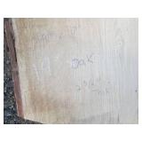 19 x 117" 2 3/4" thick live edge oa...