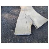 18 x 83" 2 1/2" thick live edge elm...