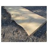 22 x 108" 2 1/2" thick live edge oa...