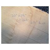 22 x 108" 2 1/2" thick live edge oa...