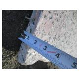 37 x 34" granite slab with polished...