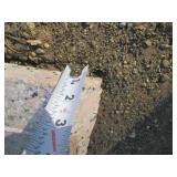 34 x 34" granite slab with 34 x 26"...