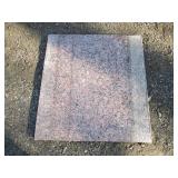 31 x 34" granite slab with 34 x 26"...