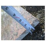 31 x 34" granite slab with 34 x 26"...