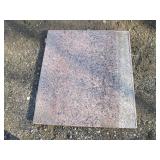32 x 35 " granite slab with 26 x 35...