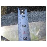 37 x 41" granite slab with polished...