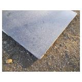 37 x 41" granite slab with polished...