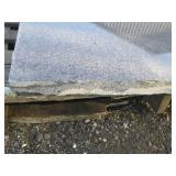 42 x 37" granite slab 2" thick with...