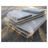 Pallet of assorted unpolished grani...