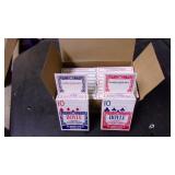 case of 12 packs of hoyle officcial...