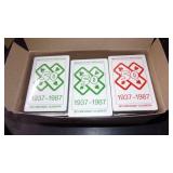 12 packs of bridge league new old s...