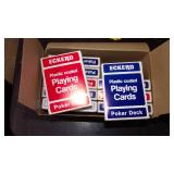 10 packs of playing cards...