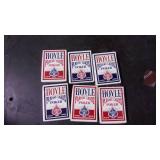 6 new old stock hoyle official poke...