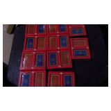 10 new old stock double deck bridge...