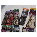 10 pair Readers Glasses - various s...