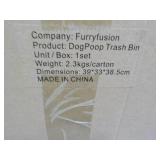 Furry Fusion Dog Poop Trash Bin Kit...