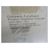 Furry Fusion Dog Poop Trash Bin Kit...