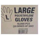 Case of 10,000 size Large Single Us...