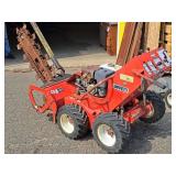 Barreto Gasoline-Powered Trencher 1324-D (Red)
