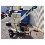Wood Pro Briggs & Stratton Commercial 18hp Gasoline-Powered Wood Chipper 20D180 (White/Green)