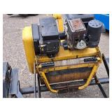 Bomag Gasoline-Powered Vibratory Roller | Trailered (Yellow)