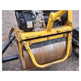 Bomag Gasoline-Powered Vibratory Roller | Trailered (Yellow)