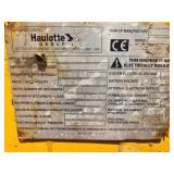 2015 Haulotte Biljax Single Axle 2-Person Boom Man Lift Trailer