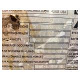 2015 Haulotte Biljax Single Axle 2-Person Boom Man Lift Trailer