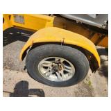 2015 Haulotte Biljax Single Axle 2-Person Boom Man Lift Trailer