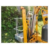 2015 Haulotte Biljax Single Axle 2-Person Boom Man Lift Trailer