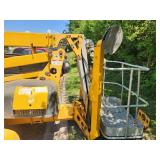 2015 Haulotte Biljax Single Axle 2-Person Boom Man Lift Trailer