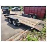 2006 Redi Haul Trailers Dual Axle Tilt Bed Flatbed Utility Trailer