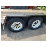 2006 Redi Haul Trailers Dual Axle Tilt Bed Flatbed Utility Trailer