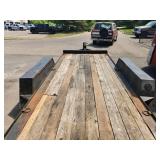 2006 Redi Haul Trailers Dual Axle Tilt Bed Flatbed Utility Trailer