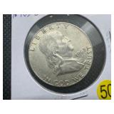 1963-D  Franklin Silver Half Dollar