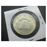 1963-D  Franklin Silver Half Dollar