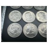 Fifteen High Grade Susan B. Anthony Dollar Coins