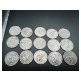 Fifteen High Grade Susan B. Anthony Dollar Coins