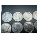 Seventeen BU Bicentennial Kennedy Half Dollars